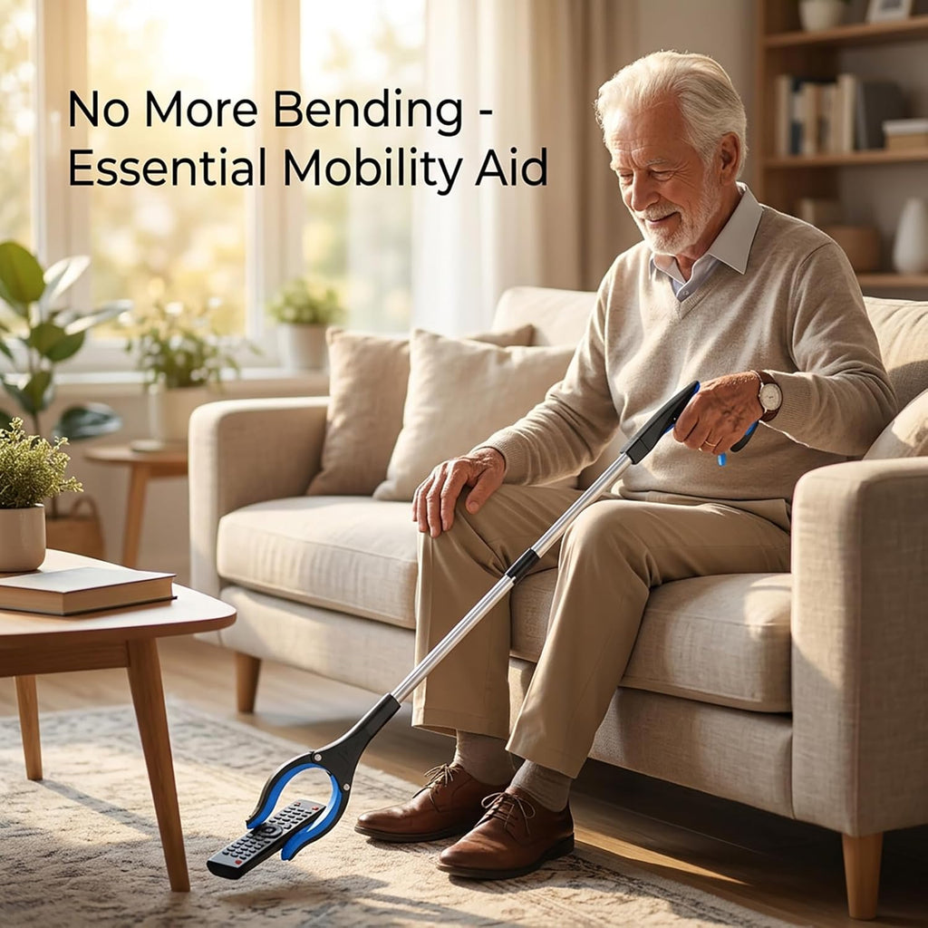 Grabber Reacher Tool - Foldable Gripper and Reaching Tool - Heavy Duty Pick Up Stick Grabbers for Seniors, Trash