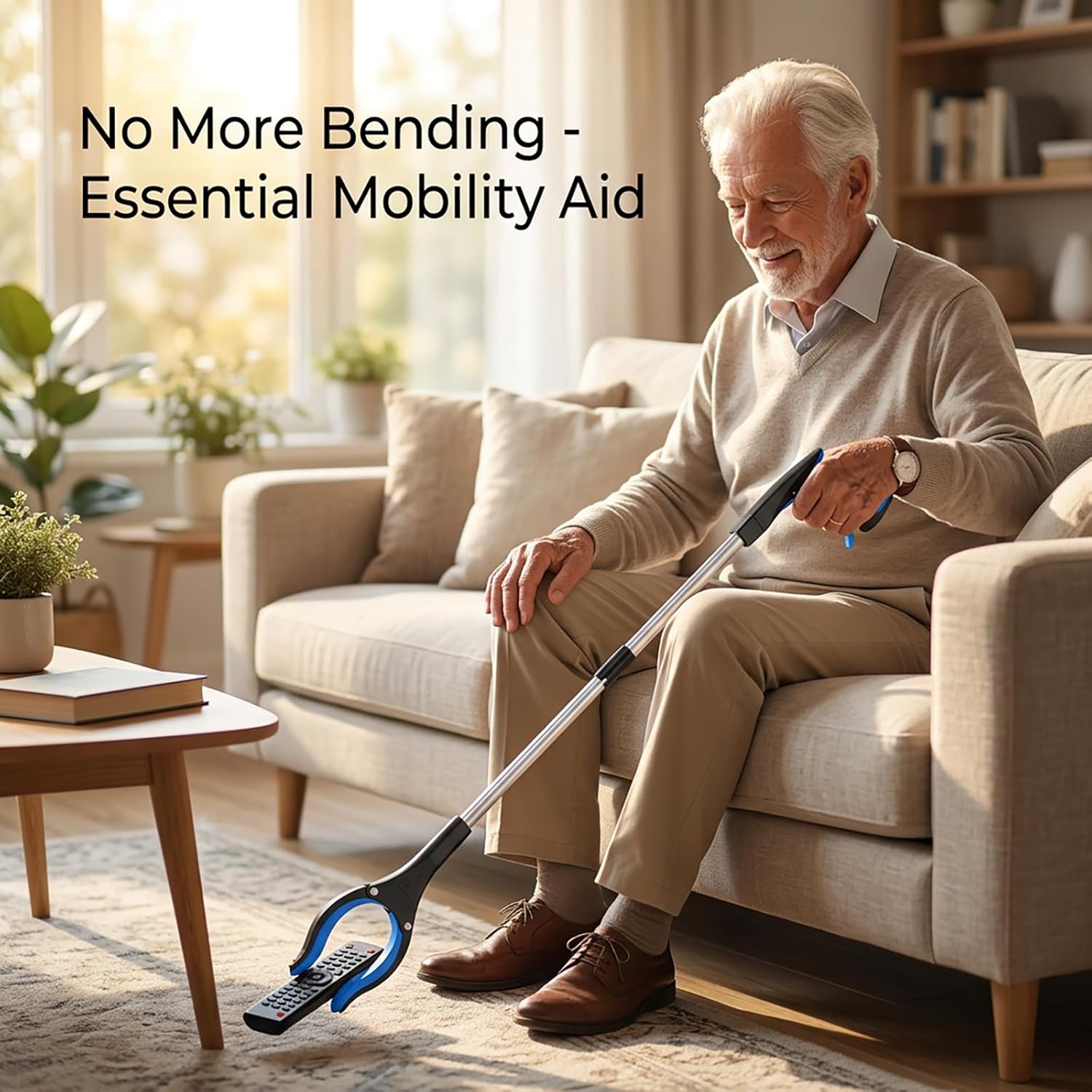 Grabber Reacher Tool - Foldable Gripper and Reaching Tool - Heavy Duty Pick Up Stick Grabbers for Seniors, Trash