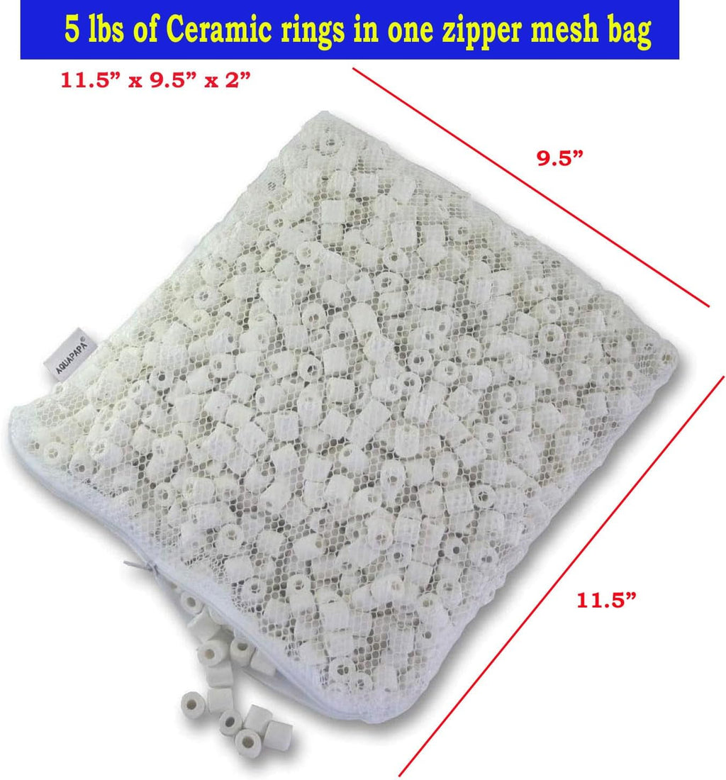 Bio Ceramic Rings Filter Media Aquarium Koi Pond Reef