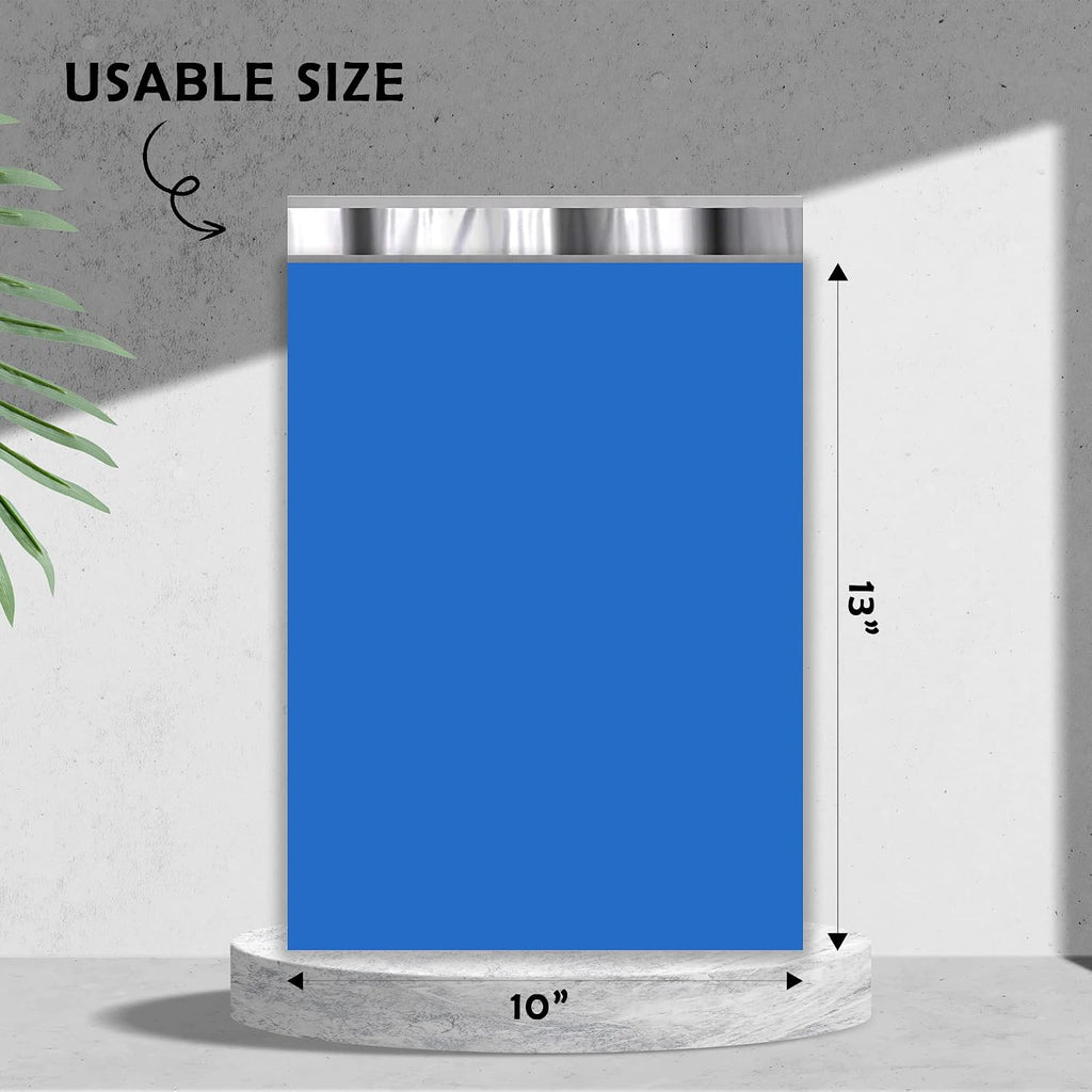 Poly Mailers 10x13 100 Pack Blue Self-Seal Shipping Envelopes M4