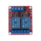 Podazz 2 Pcs DC 12V Relay Module 2 Channel Relay Switch with Opto Isolated High/Low Level Trigger