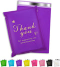 Thank You Poly Mailer 10x13 Inch 25 Pcs, Purple