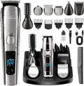 Beard Trimmer for Men - Electric Razor & Shaver, Cordless Hair Clippers Trimmers Set, IPX7 Waterproof Mens Grooming