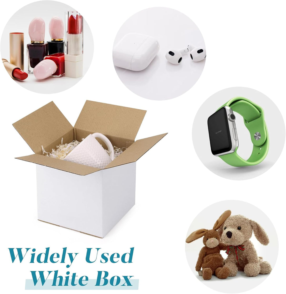 Small Shipping Boxes 6x6x6 Set of 6