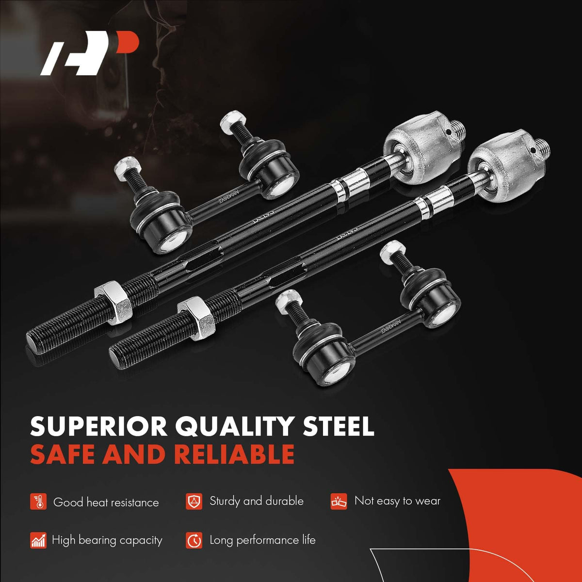 A-Premium 10Pcs Suspension Kit, Front Lower Ball Joint