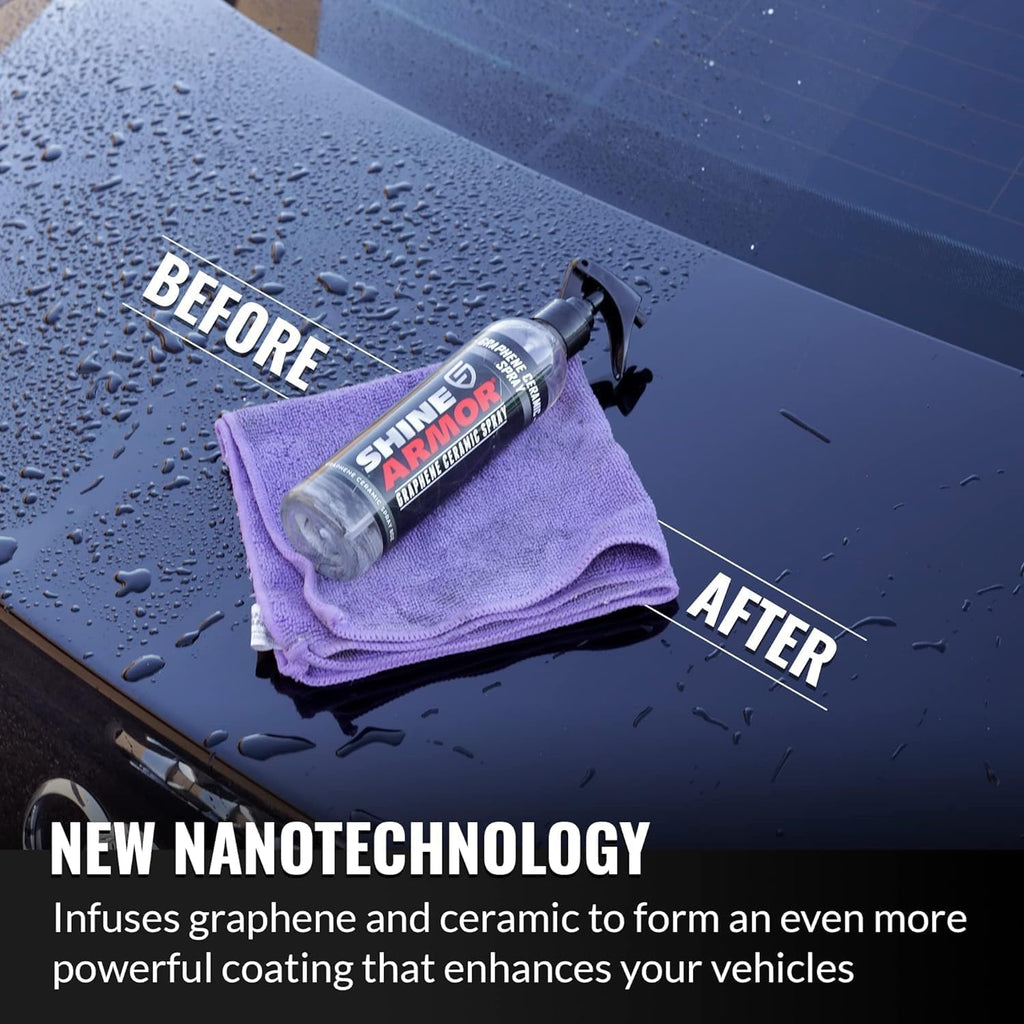 Graphene Ceramic Coating for Cars | Next Gen Car Wax Spray | Protect Paint Work with Highly Concentrated Hydrophobic