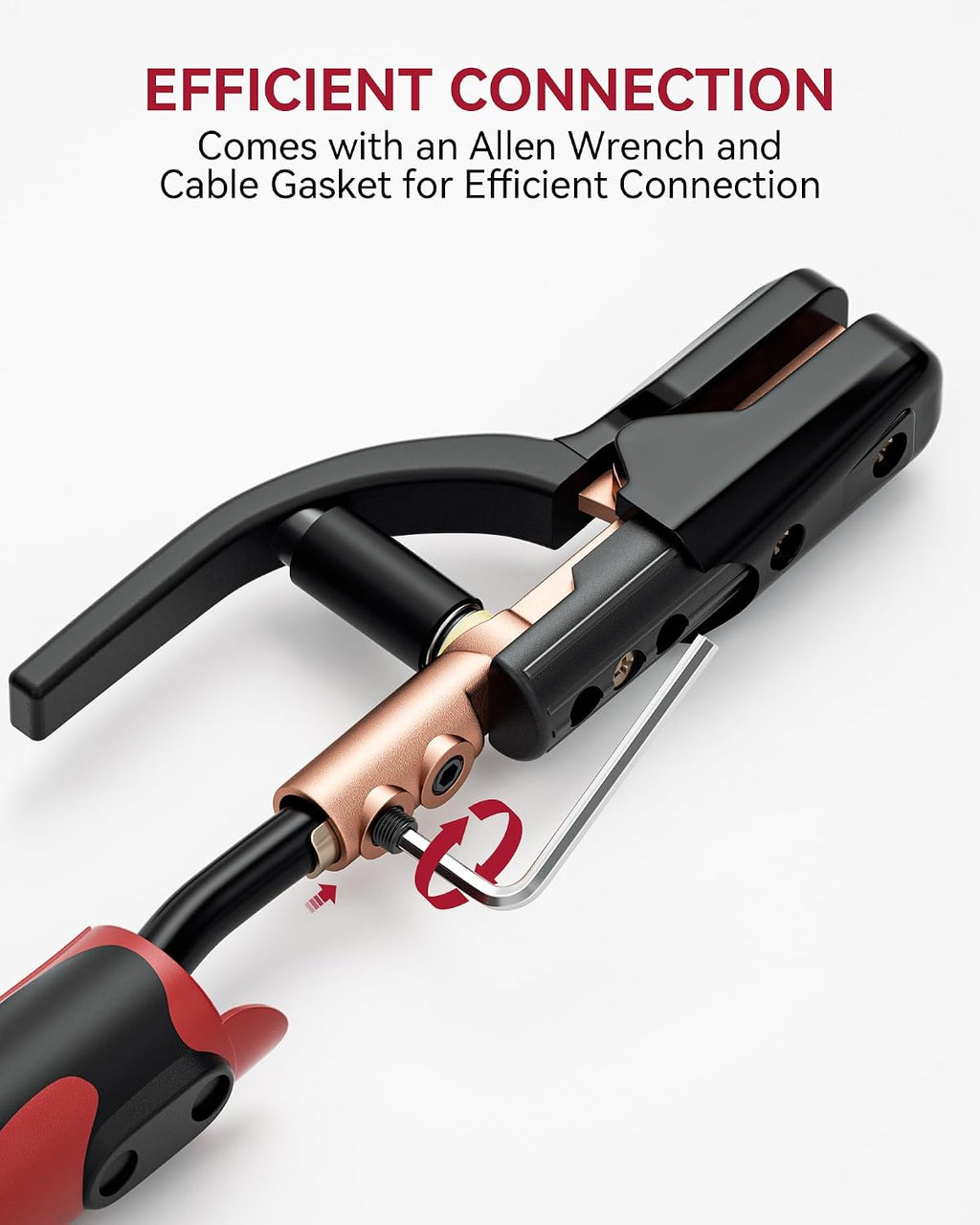 ARCCAPTAIN 300AMP Welding Electrode Holder for Stick Welding