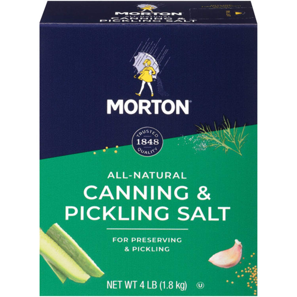 Canning & Pickling Salt (4 lb), 4-Pack, Bulk Salt, Perfect for Preserving & Home Canning