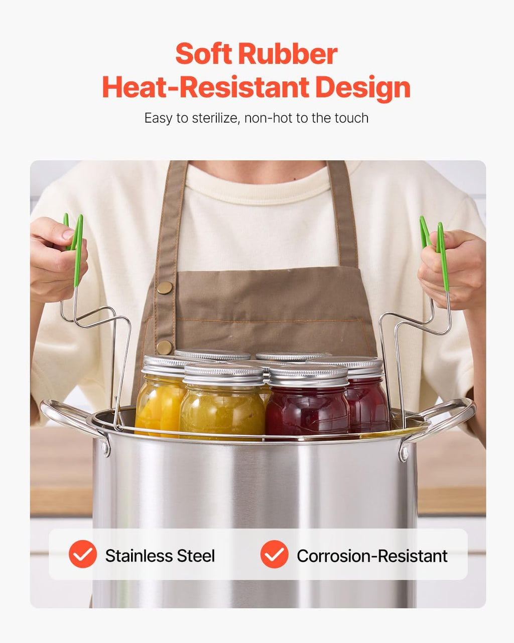 Canning Supplies Starter Kit, 9 Pieces Stainless Steel Water Bath Canning Kit for Beginners, Canning Tools Set: Pot
