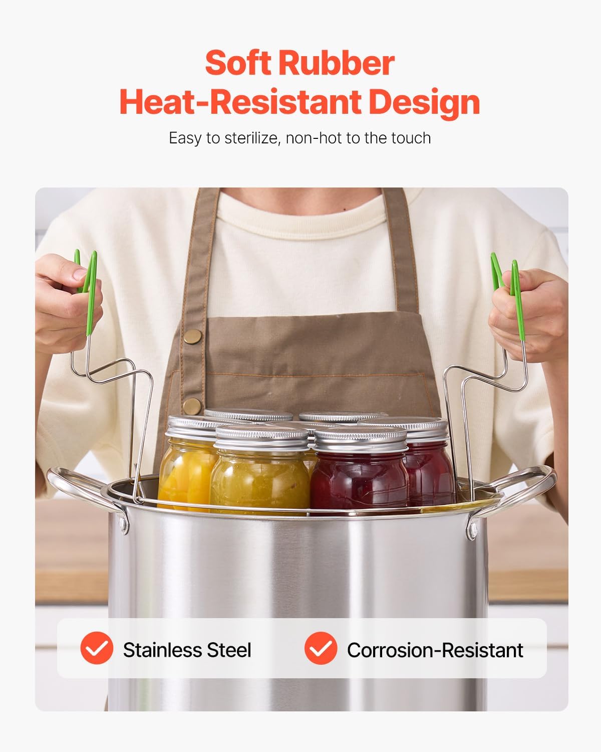 Canning Supplies Starter Kit, 9 Pieces Stainless Steel Water Bath Canning Kit for Beginners, Canning Tools Set: Pot