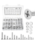 Nuts and Bolts Assortment Kit, 900 pcs, Stainless Steel