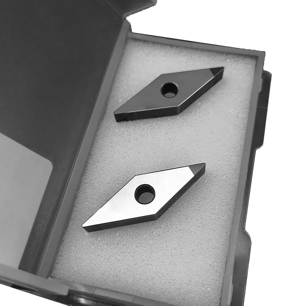 2PCS VNMG331 VNMG160404 CBN Cubic Boron Nitride Inserts Turning Inserts for Machining Harden Steel Carbide Insert for High Hardness Steel