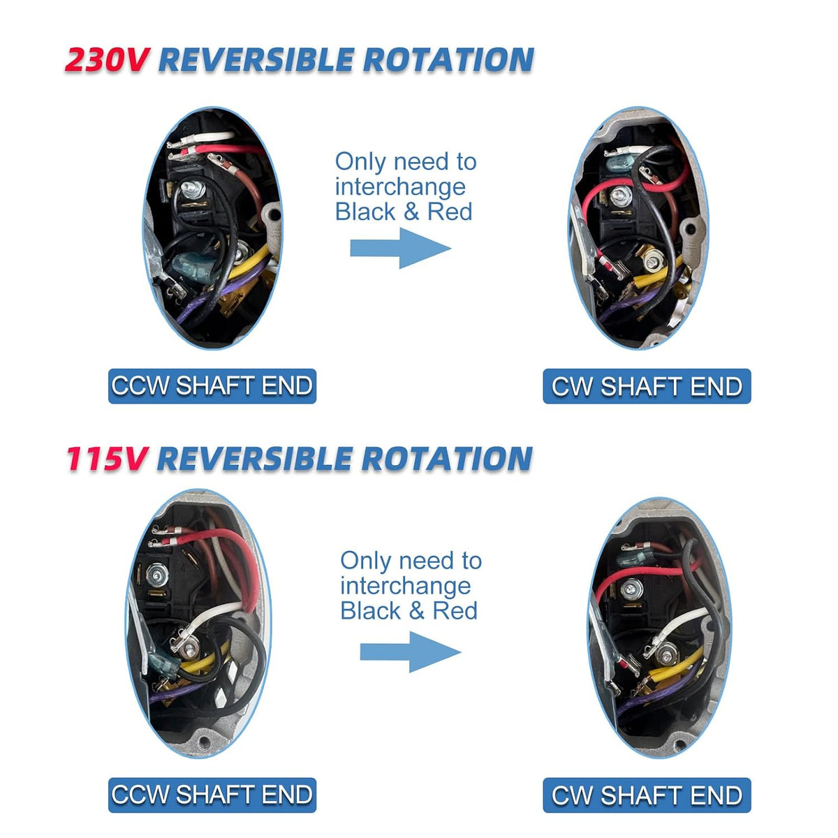 C1160 Fan and Blower Motor Replace Marathon C1160 1.5HP Reversible Rotation