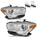 Headlights Assembly with Bulbs for 2016-2023 Toyota Tacoma