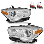 Headlights Assembly with Bulbs for 2016-2023 Toyota Tacoma