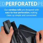 13 Gallon Trash Bags | 1000 Bags | Black