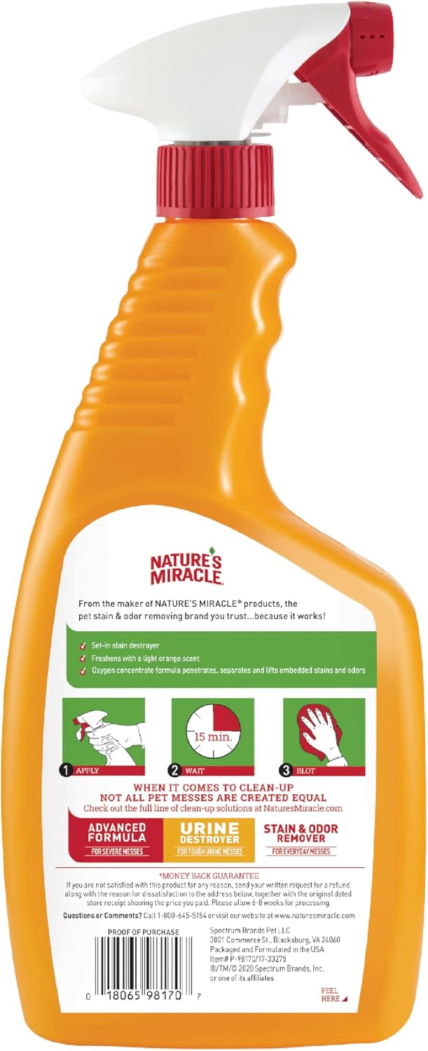 Oxy Set-In Stain Destroyer, Cat Odor Control, 24 oz