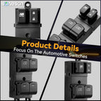 Driver Side Master Power Window Switch for 05-07 Nissan Armada, 04-15 Titan