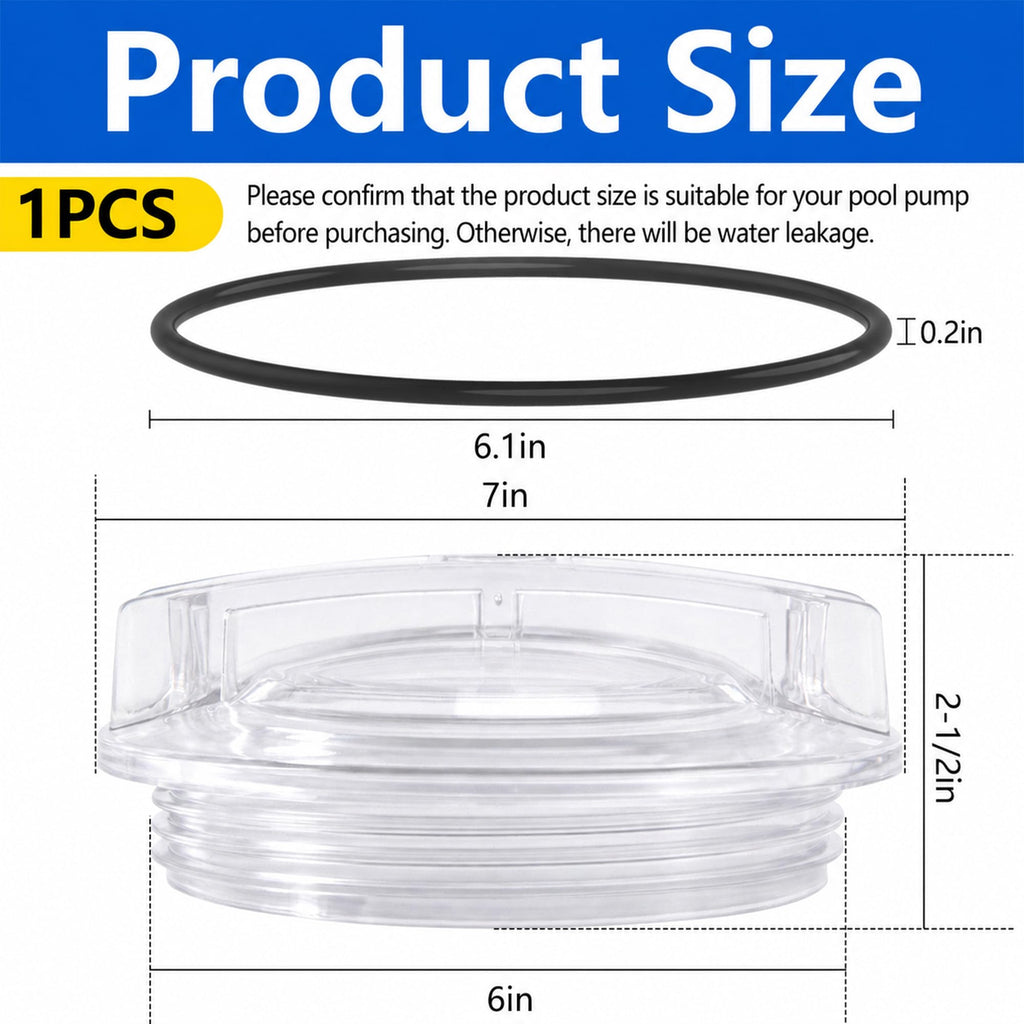 SPX3100D Pump Lid with Lid Oring, Pool Pump Lid Replacement