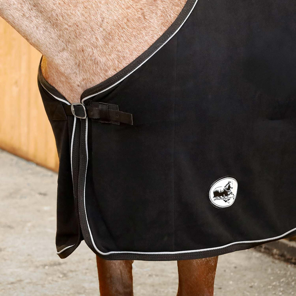 Elite Fleece Cooler Blanket for Horses, 78" – Contoured Moisture Wicking Horse Cooler, Lightweight Breathable Fleece