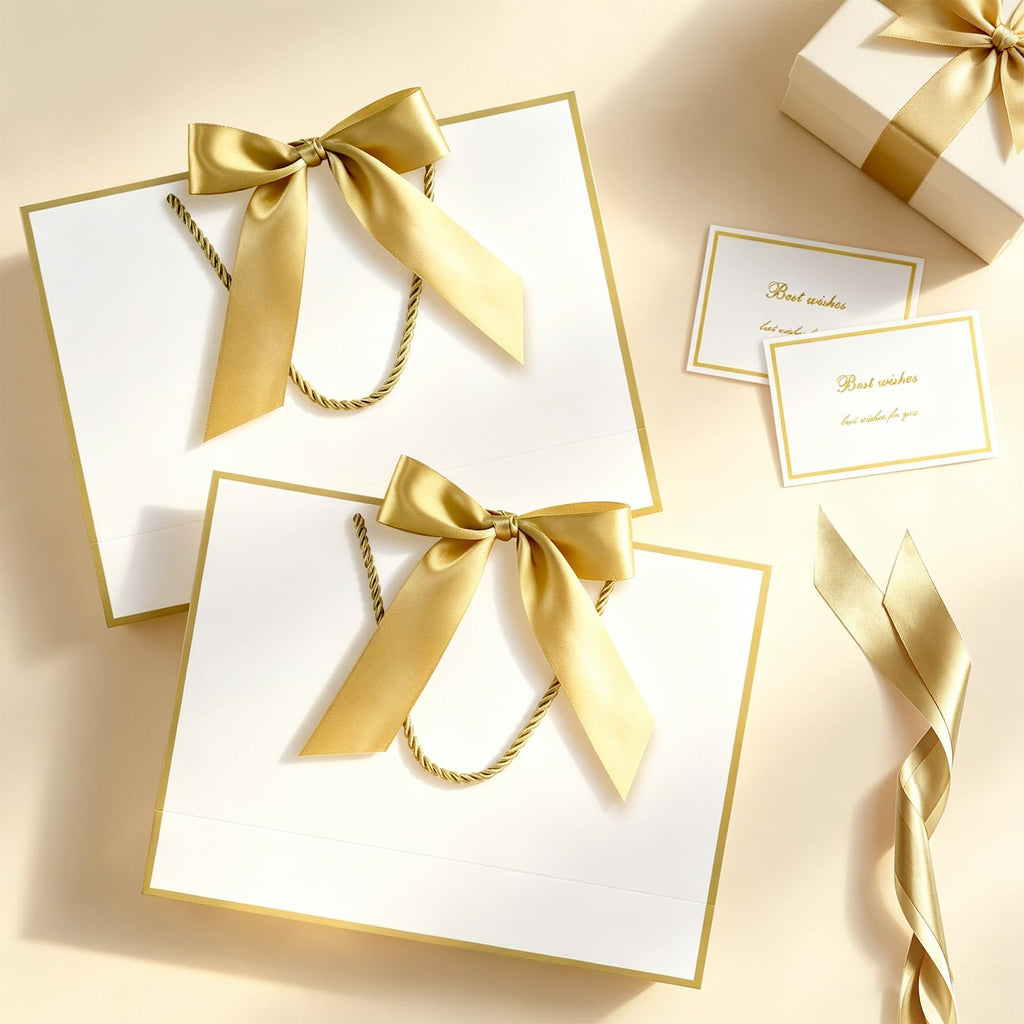 Gift Bags with Handles, 13" Medium Gift Bags with Tissue Paper
