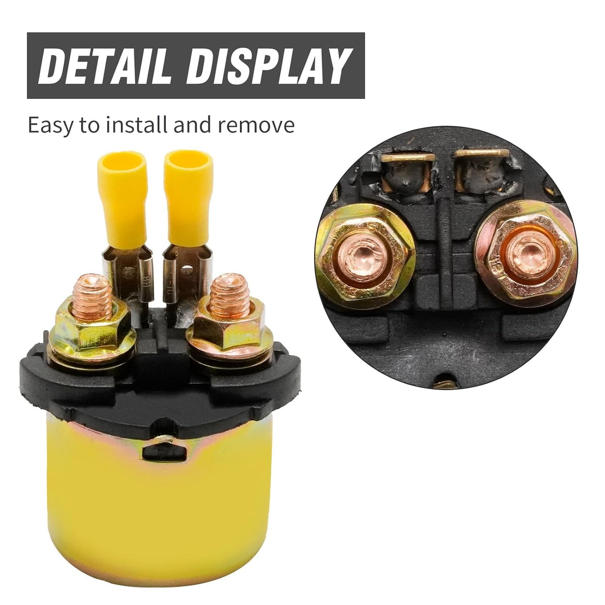 Starter Solenoid Relay Replacement for Kawasaki Bayou 300 4x4 1989-2002 Bayou 300 1992-2001