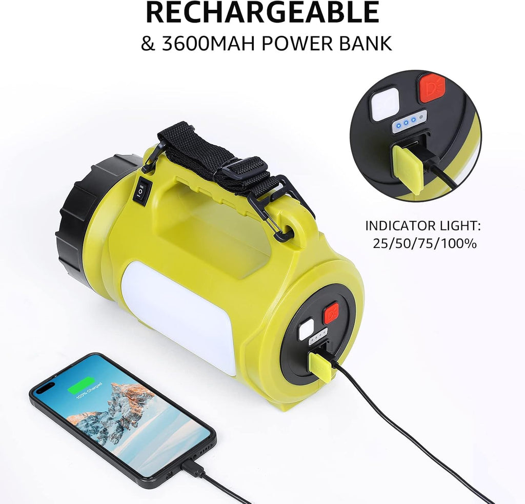 LE Rechargeable LED Lantern, Camping Essentials, 1000LM, 5 Light Modes, IPX4 Waterproof, Lantern Flashlight for