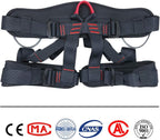Climbing Harness, Protect Waist Safety Harness Gear, Wider Half Body Harness for Roofing Fire Rescuing Rock Climbing