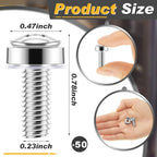 Dunzy 100 Sets M6 x 20mm Rack Mount Cage Nuts Screws Washers Server Cabinet