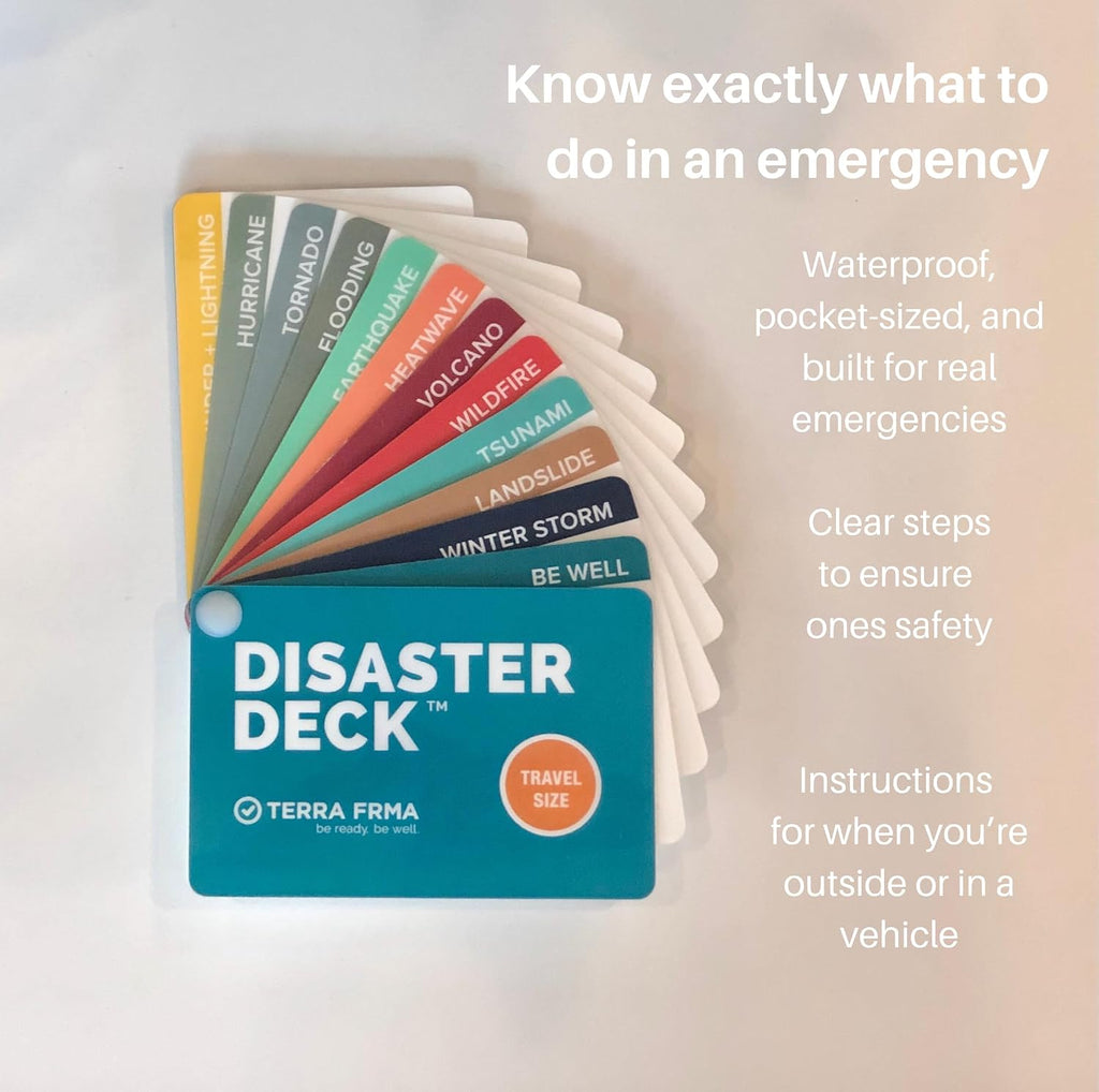 Disaster Guide for Emergency Preparedness Kit – Waterproof Wildfire, Earthquake & Hurricane Survival | 12 Disasters |