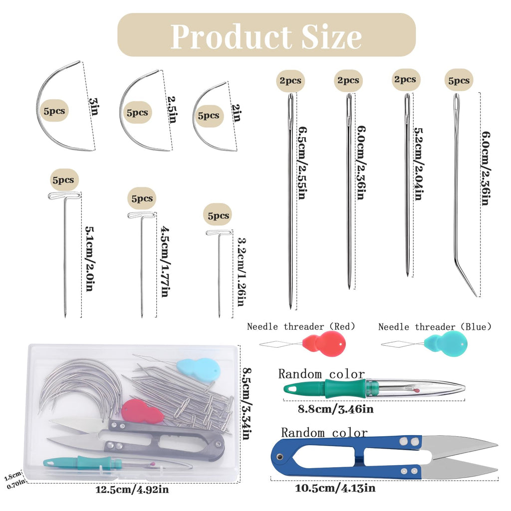 153 Yard Hair Extension Thread Sewing Needles Making Wigs