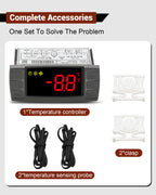 Replace Dixell XR03CX-4N0F1 Temperature Controller for 120V 50-60hz