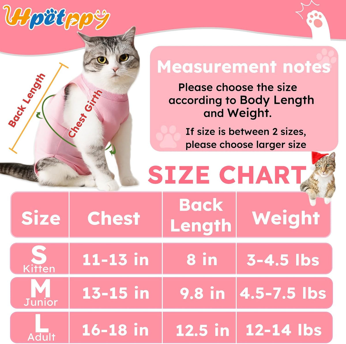 Cat Recovery Suit, Breathable Cat Surgery Recovery Suit Female, Cat Onesie for Cats After Surgery Spay Surgical