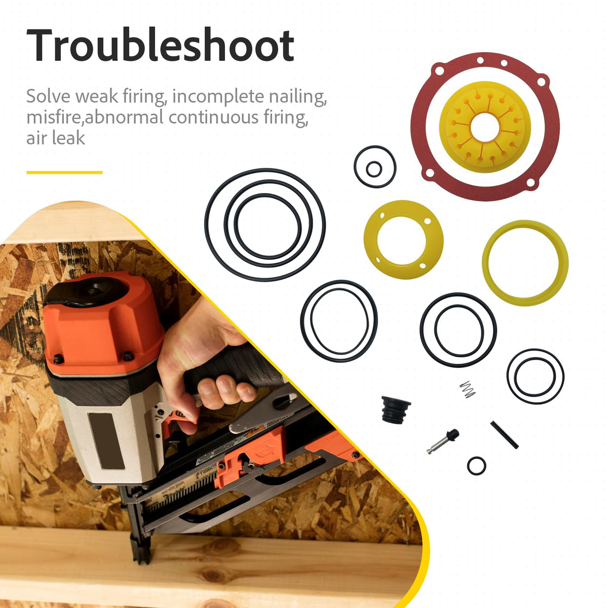 for Paslode F350S F250S F325C O-Ring Framing Nailer Master Restoration Kit