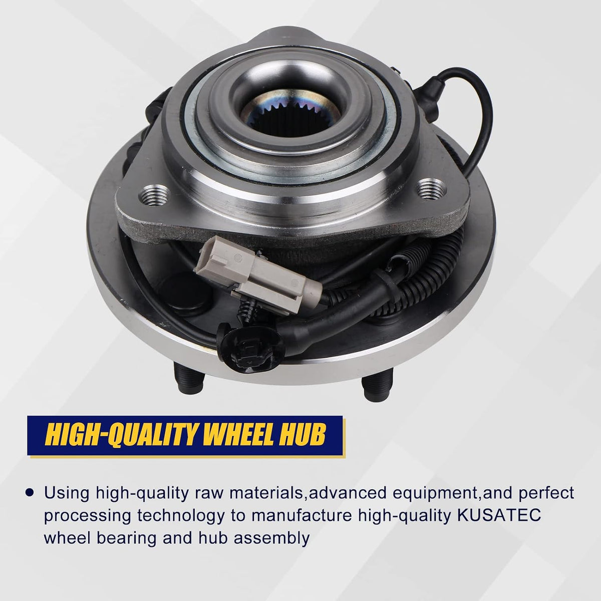 KUSATEC 513234 Front Wheel Bearing and Hub Assembly