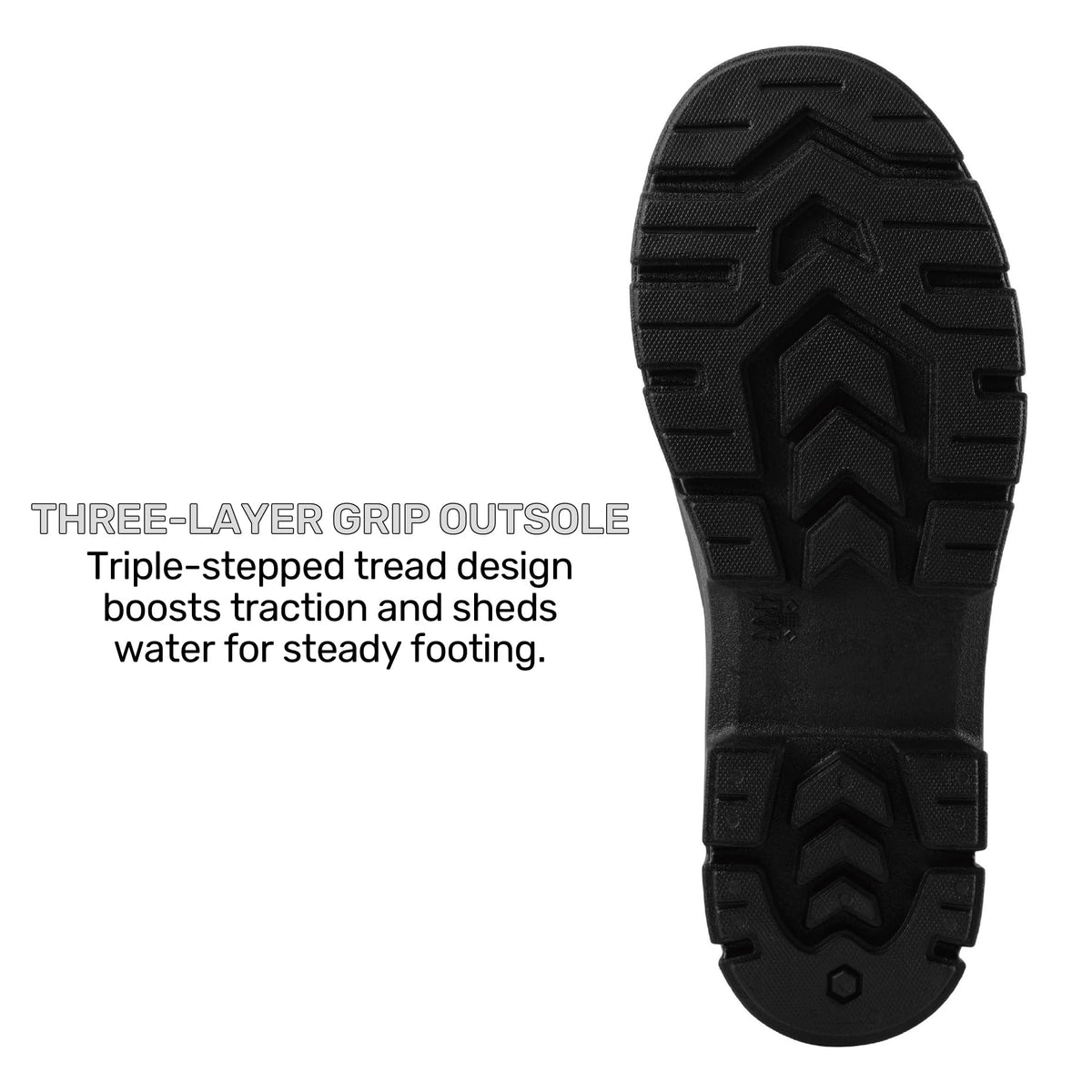 Men's Steel Toe Rain Boots, Waterproof Knee High Work Boots