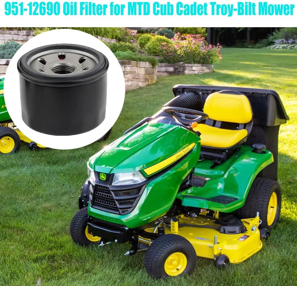 951-12690 Oil Filter for MTD OHV 420cc Engines Cub Cadt XT1 Mower