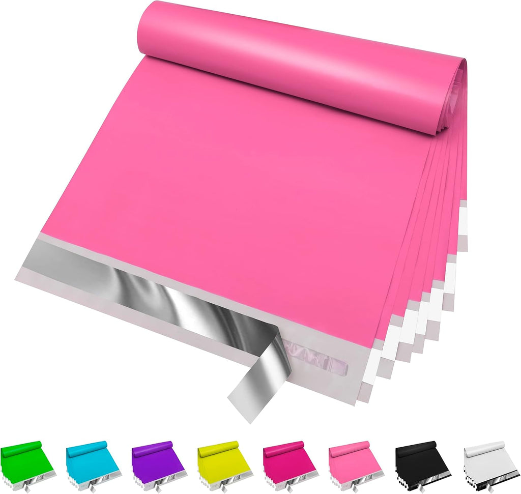 Poly Mailers 12x15.5 Inch 50 Pcs, Strong Adhesive Shipping Bags for Clothing, Durable Thick Mailing Envelopes with