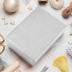 50 Sheets Silver Tissue Paper Bulk 20X14 Inch Metallic Gift Wrap Paper Gift Wrapping Accessory Wrap for Wedding