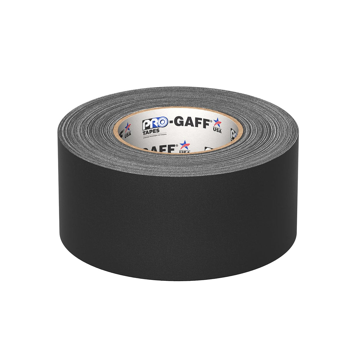 Tapes Pro Gaff Premium Matte Cloth Gaffer's Tape with Rubber Adhesive, 11 mils Thick, 55 yds Length, 3" Width, Black