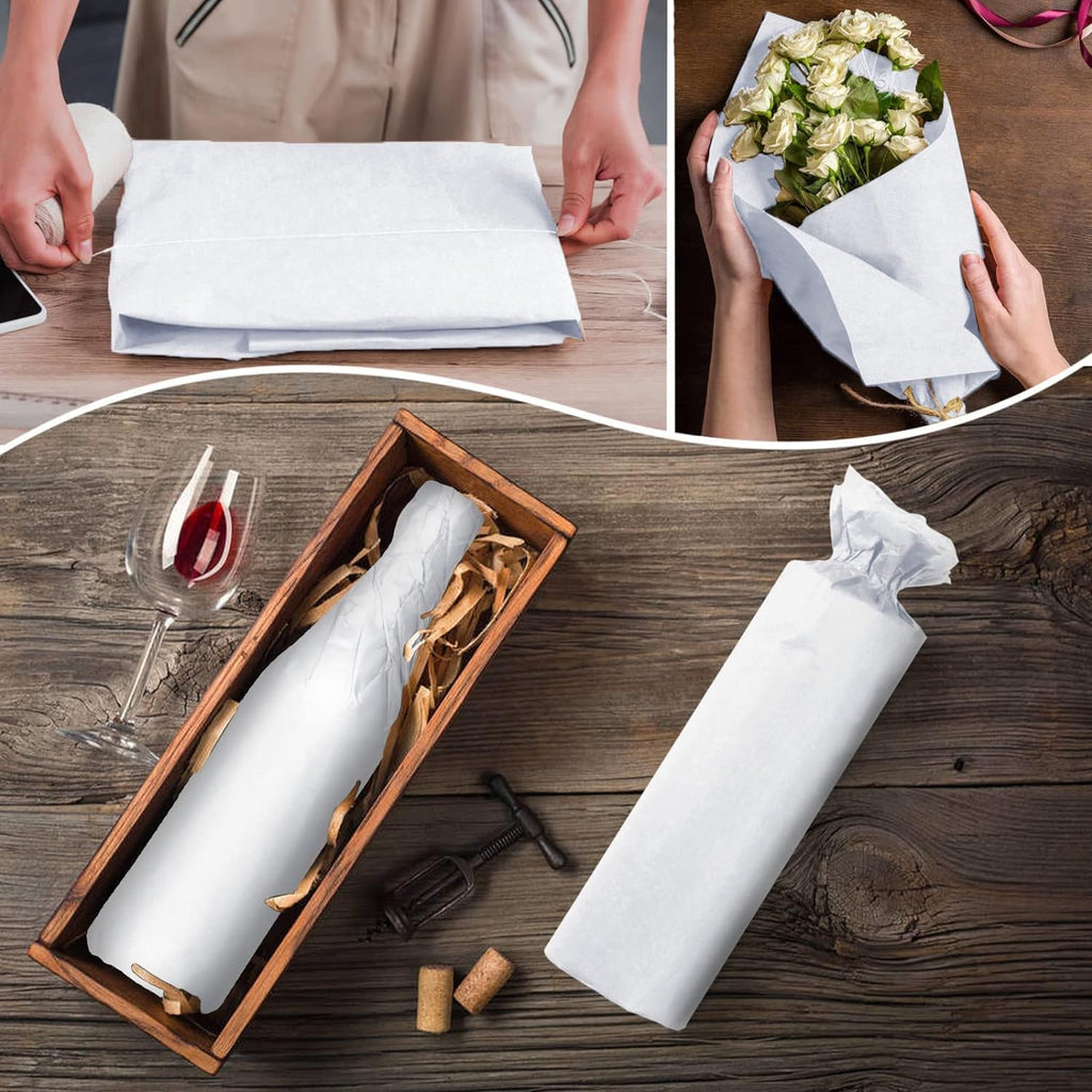 Premium White Gift Tissue Paper 20 X 20 100 Sheet 2 Pack (200 Sheets Total)