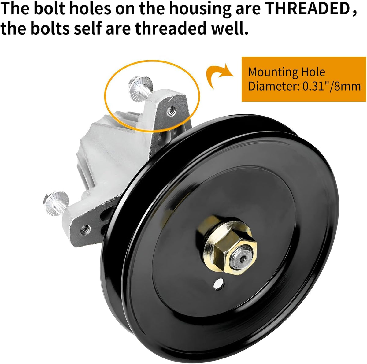 918-04822B Spindle Assembly Compatible with Craftsman Cub Troy Bilt Pony Bronco 42" Mower Deck Tractor Riding Mower