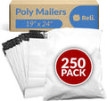 Poly Mailers 19x24 | 250 Pcs Bulk | Large Poly Mailers