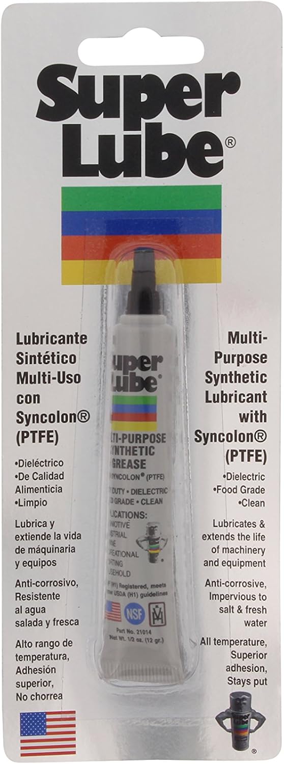 Super Lube Multi-Purpose Grease 0.5 Oz. Translucent white color