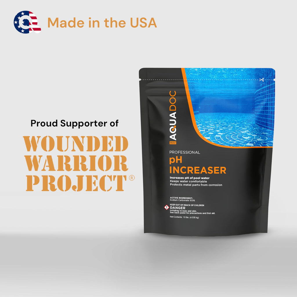 pH Up for Swimming Pools - Soda Ash Pool pH Increaser, 10 lb