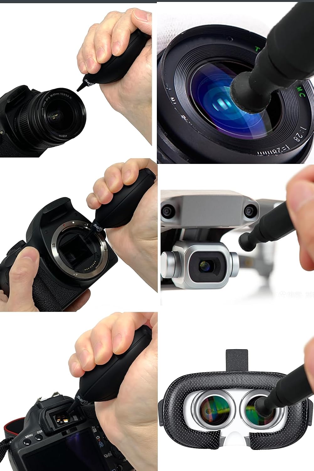 21-in-1 Professional APS-C Camera Cleaning Kit with Hard Travel Case | Lens & Sensor Cleaner, Air Blower, Lens