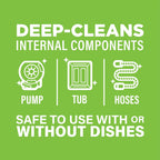 Dishwasher Cleaner, Deep-Clean for All Dishwashers, 12 Month Supply
