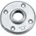 Anvil 8700164505, Malleable Iron Pipe Fitting, Floor Flange, 2" NPT Female, Galvanized Finish