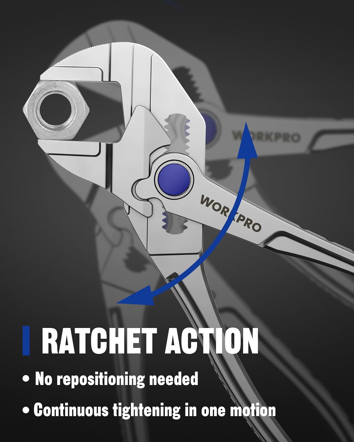 Mini Pliers Wrench, 4-Inch Smooth Jaw Plier, High-Toughness Alloy Steel Adjustable Wrench Pliers with Smooth Parallel