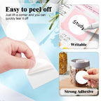 2 Inch Round Adhesive Color-Code Dot Stickers,4Rolls/2000 per Rolls dots Label Dispenser Box, Circle Stickers Label